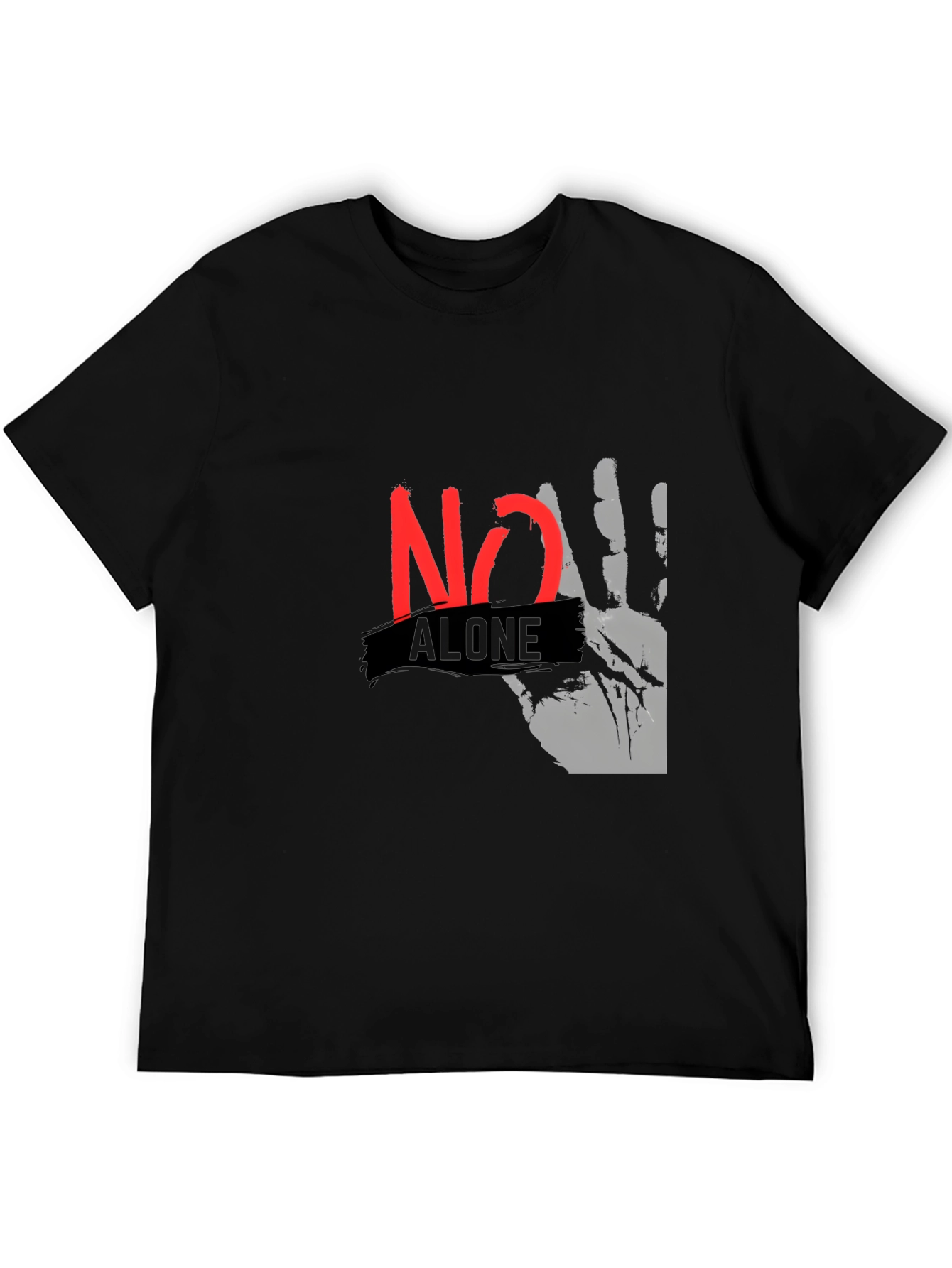 No Alone Graphic Tee - Empowering T-Shirt