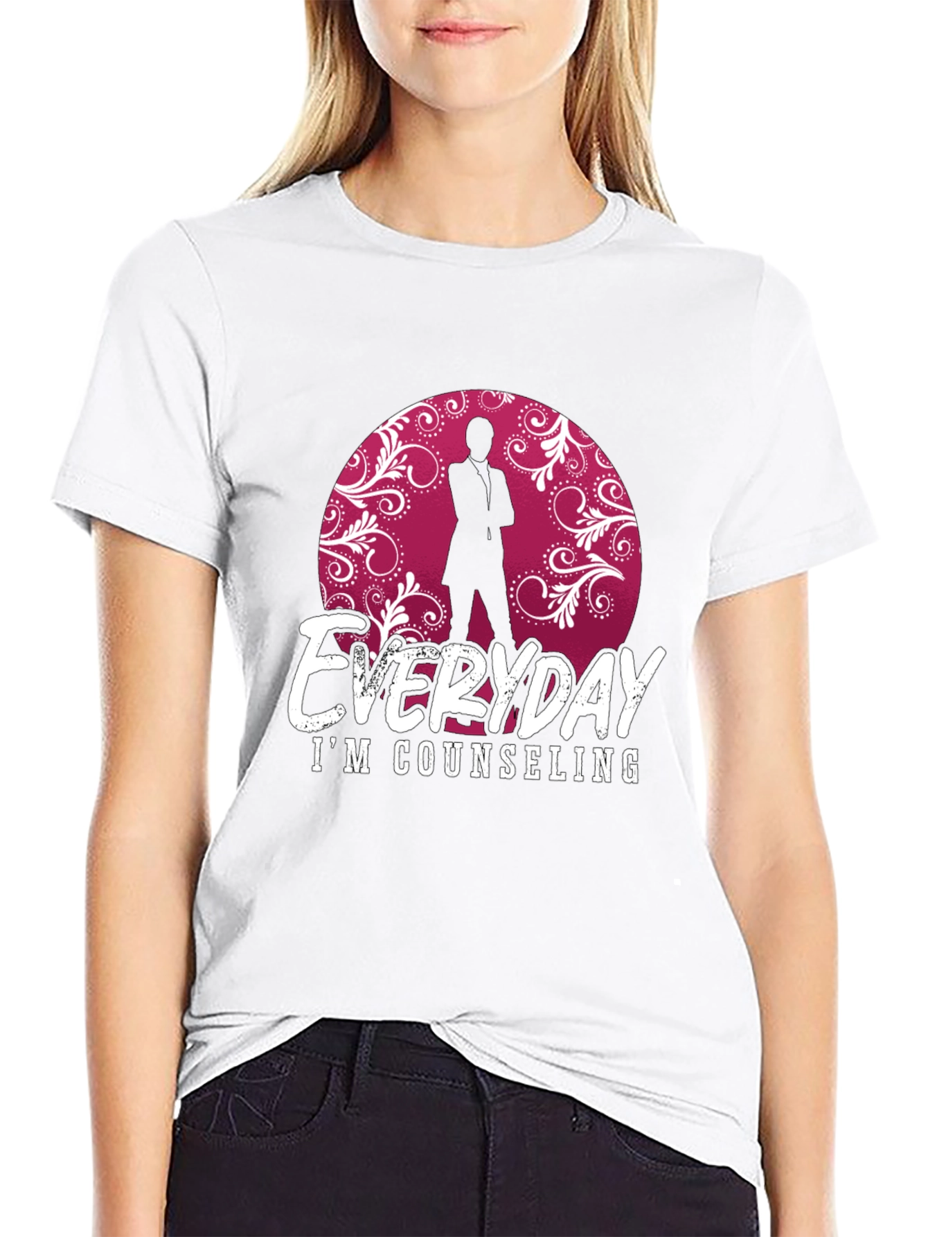 Everyday Im Counseling Black T-Shirt