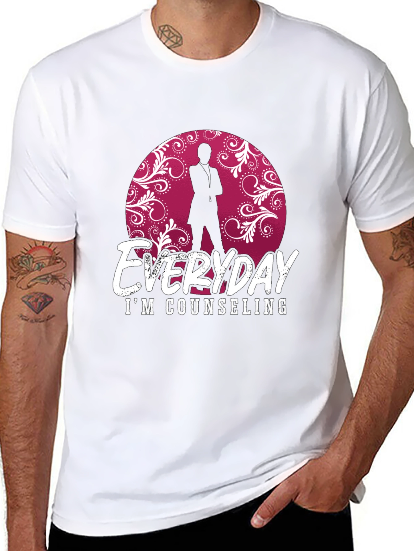 Everyday Im Counseling Black T-Shirt
