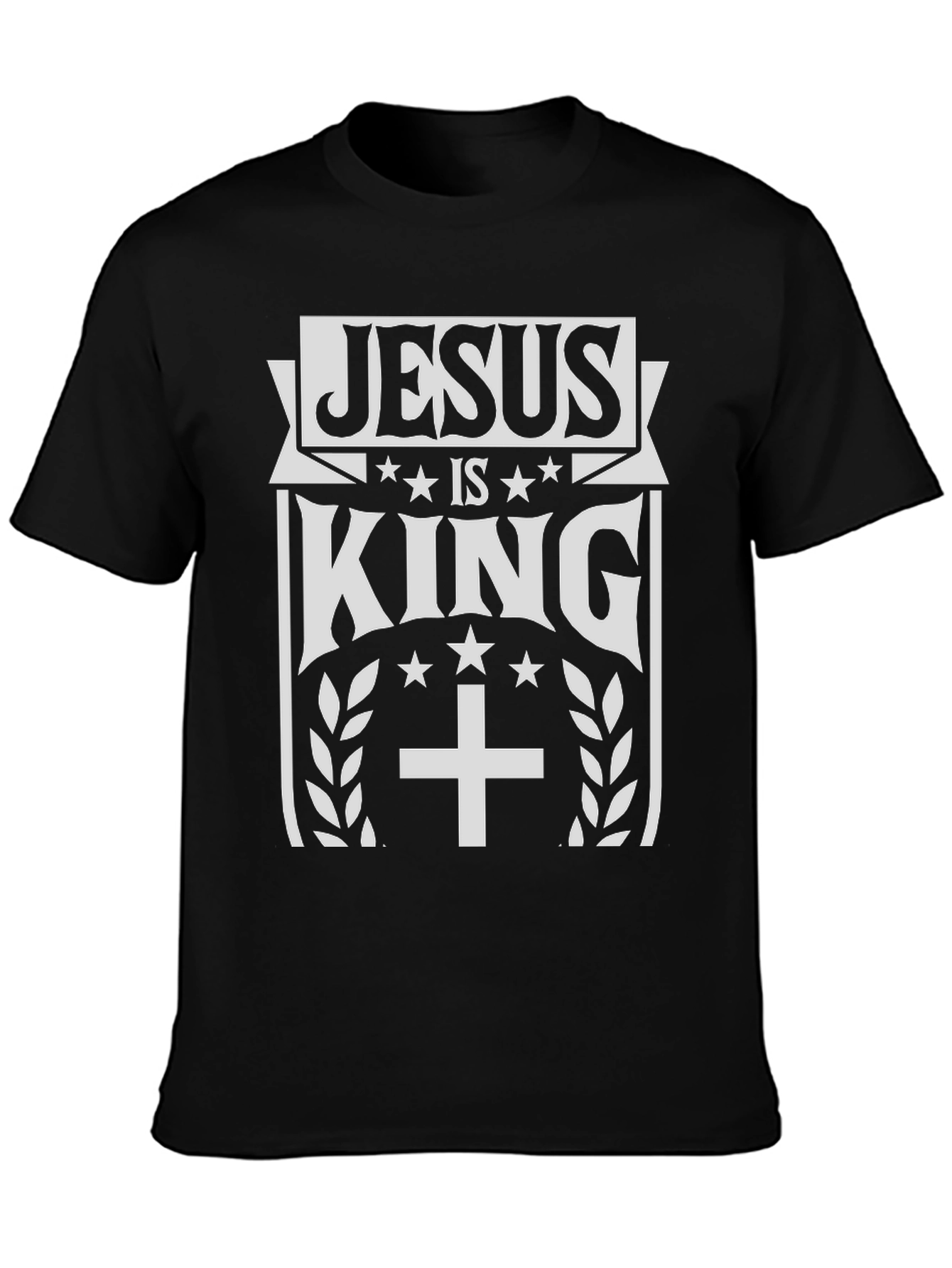 Jesus Is King Graphic Tee - Christian Apparel