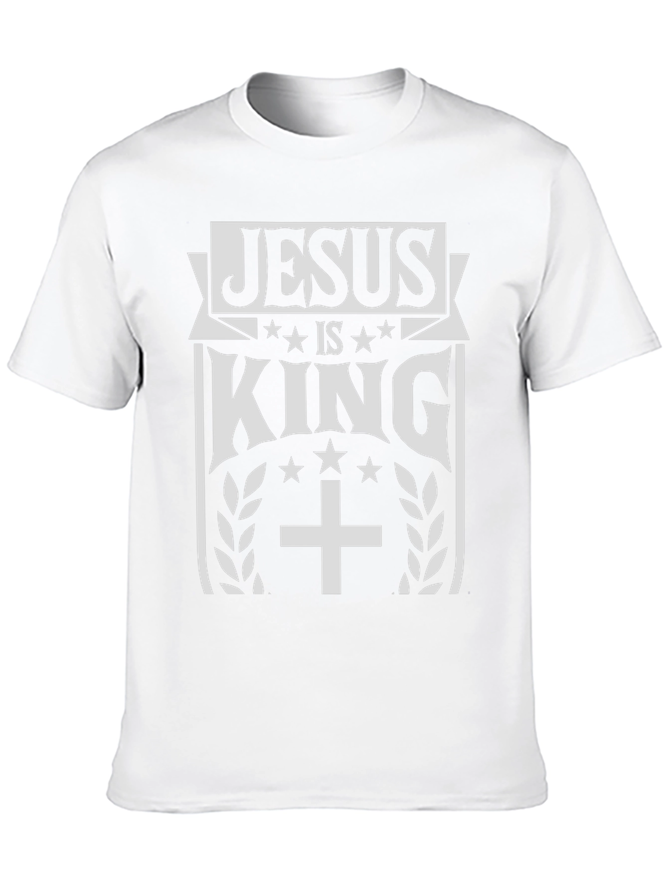Jesus Is King Graphic Tee - Christian Apparel