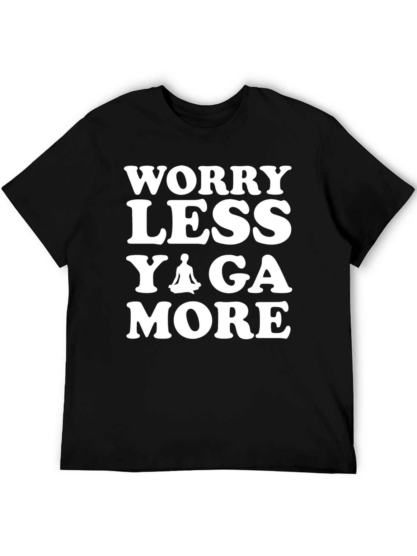 Worry Less Yoga More Graphic T-Shirt