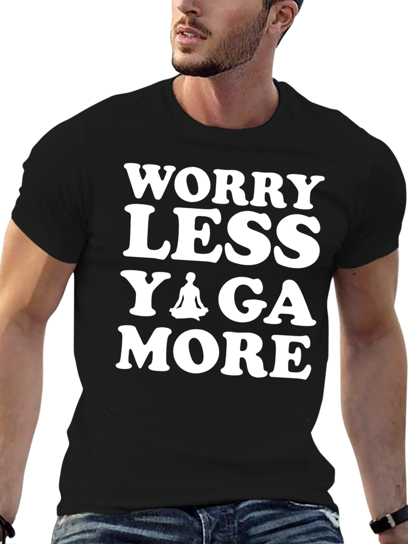 Worry Less Yoga More Graphic T-Shirt