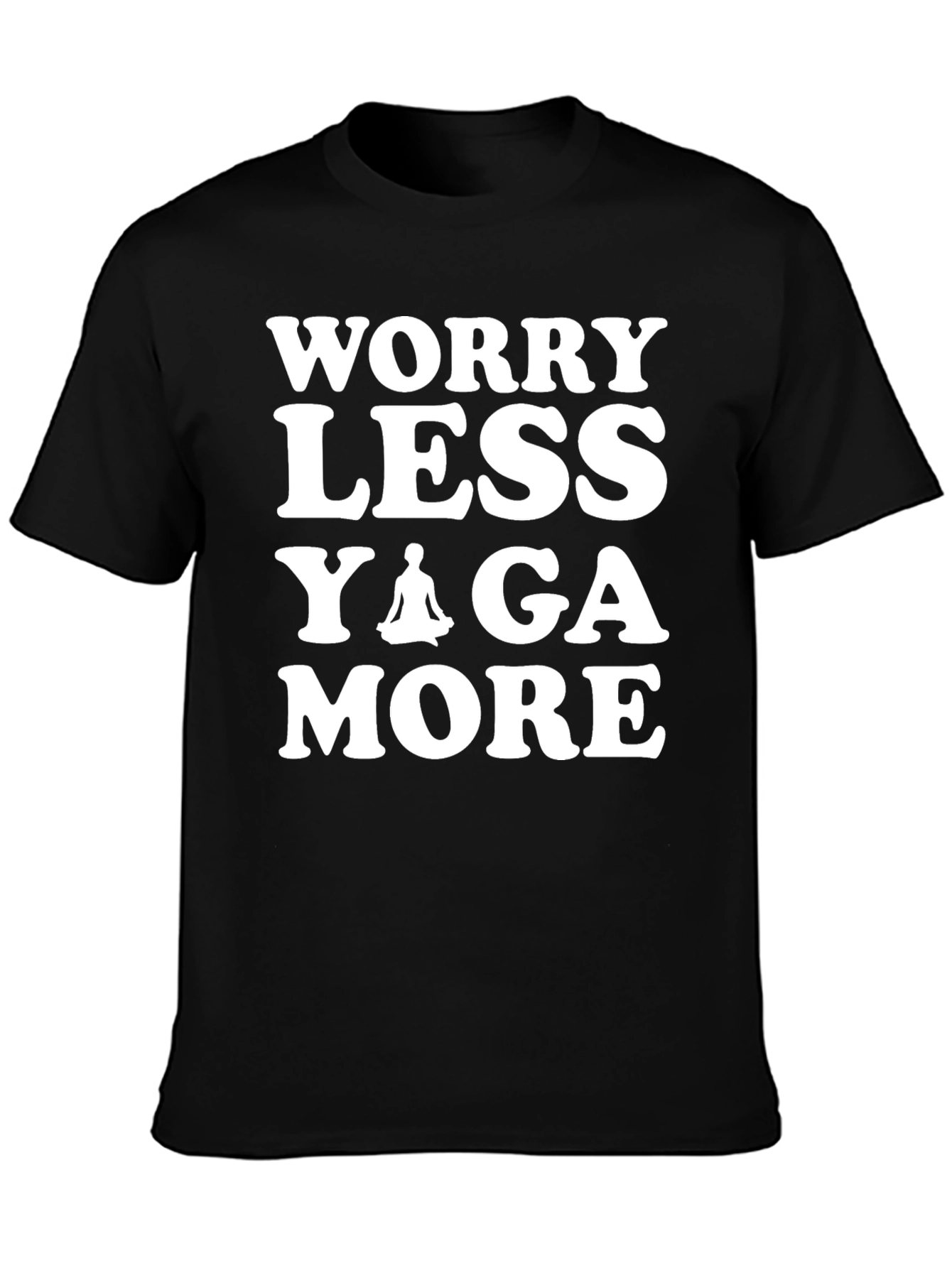 Worry Less Yoga More Graphic T-Shirt