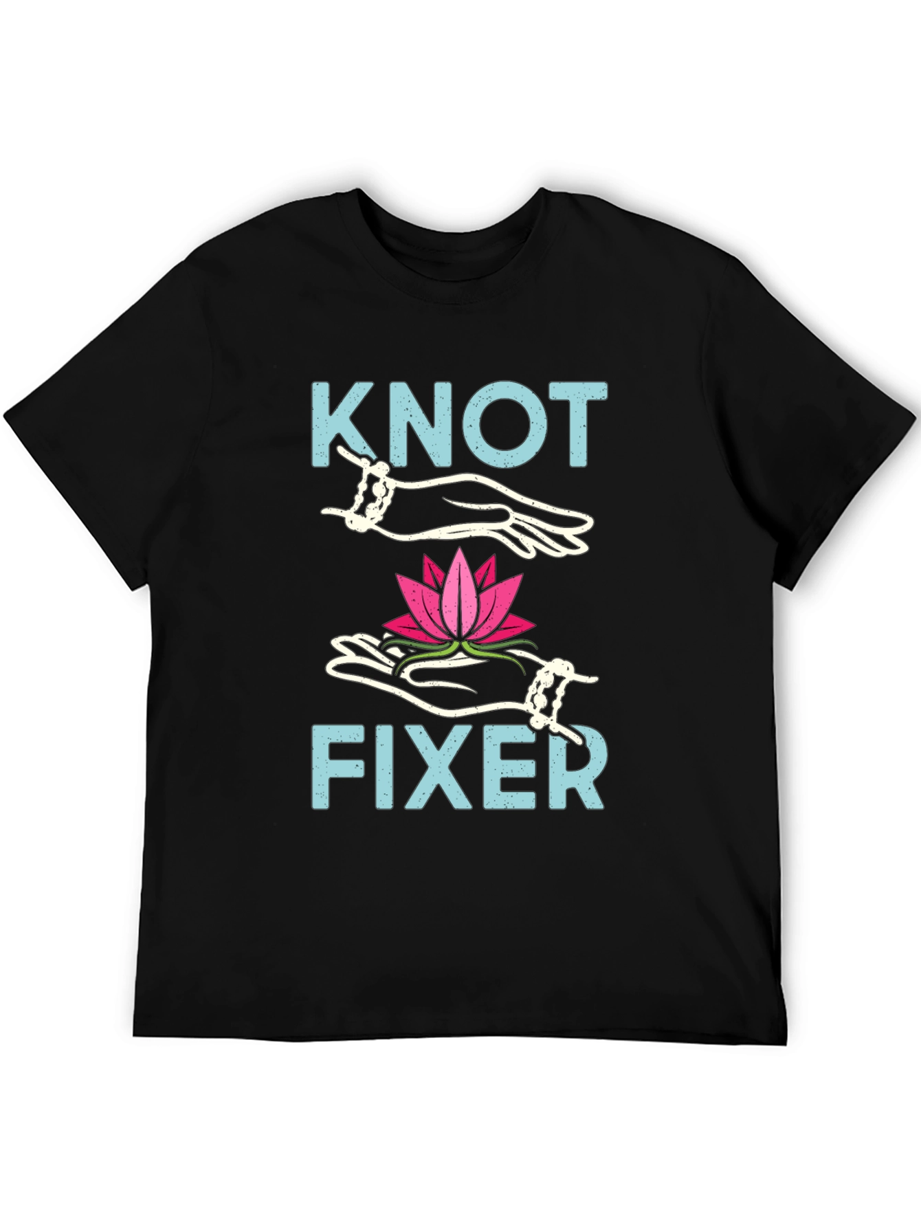 Knot Fixer T-Shirt - Lotus Flower Design