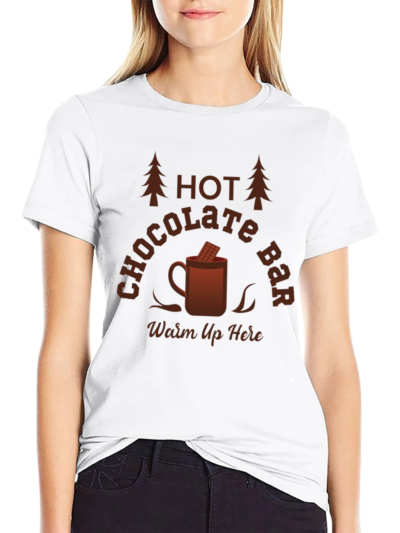 Hot Chocolate Bar Novelty Graphic T-Shirt