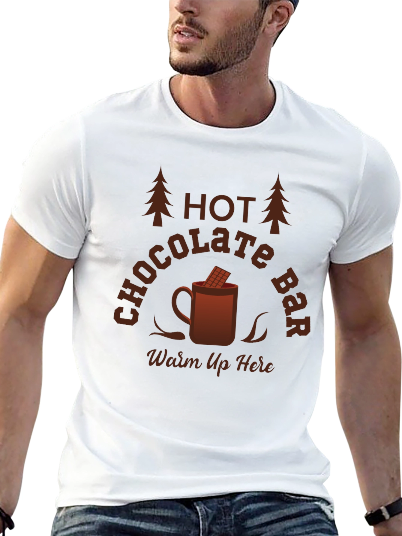 Hot Chocolate Bar Novelty Graphic T-Shirt