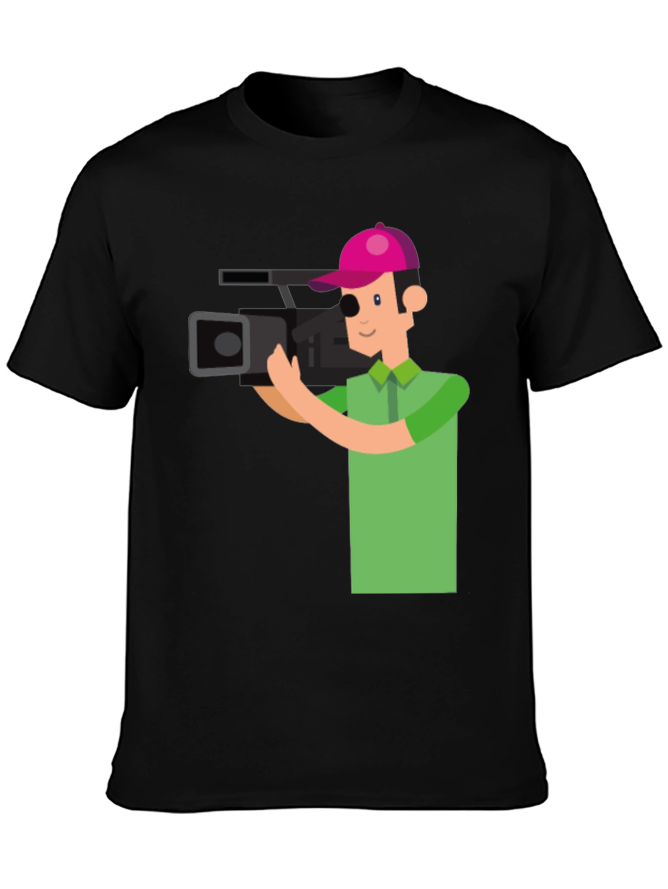 Cameraman Graphic Tee - Stylish & Unique Design