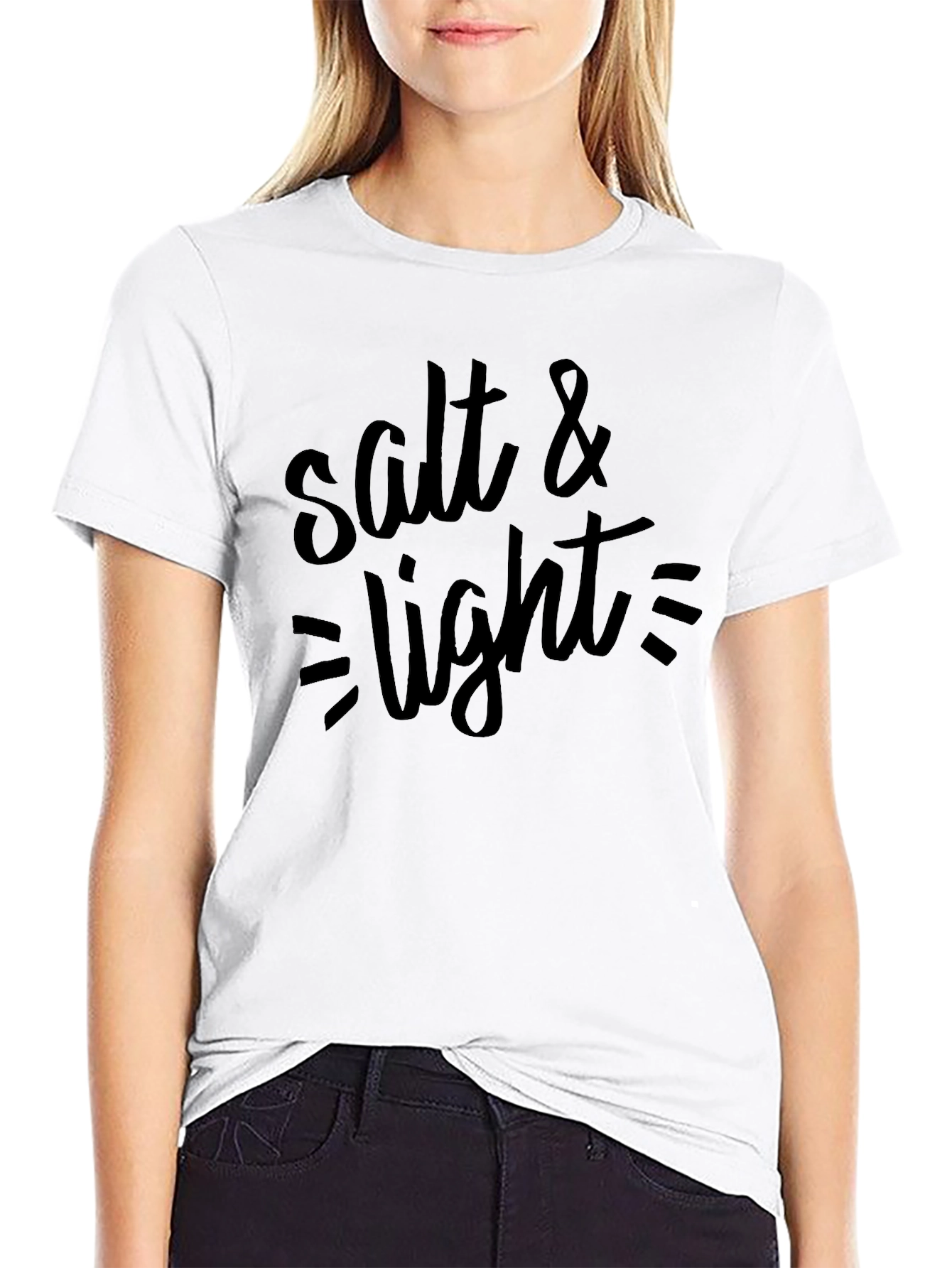 Salt & Light Graphic Tee - Stylish Christian Apparel