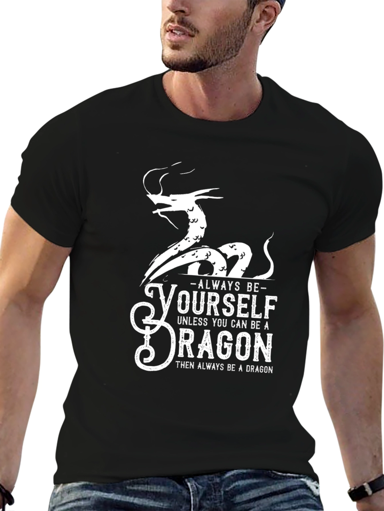 Dragon Graphic T-Shirt - Be Yourself!