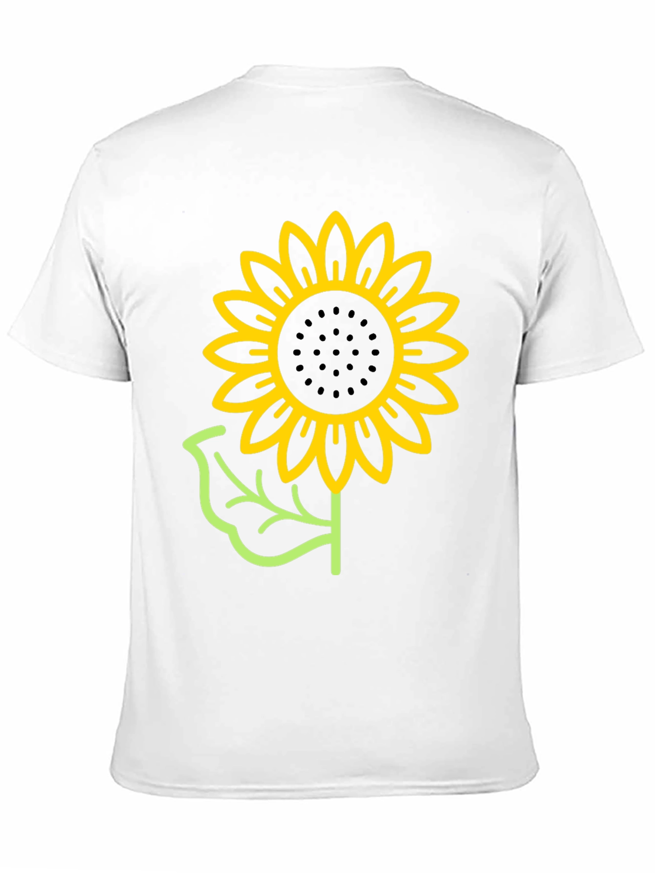 Sunflower Graphic T-Shirt - Black Cotton Tee