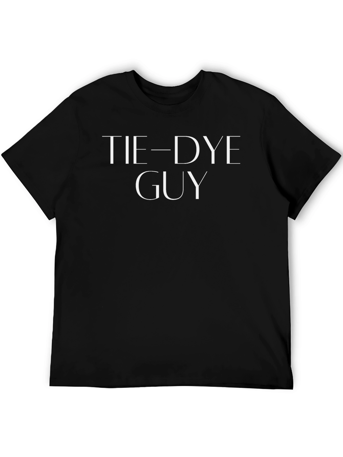 Tie-Dye Guy Black T-Shirt