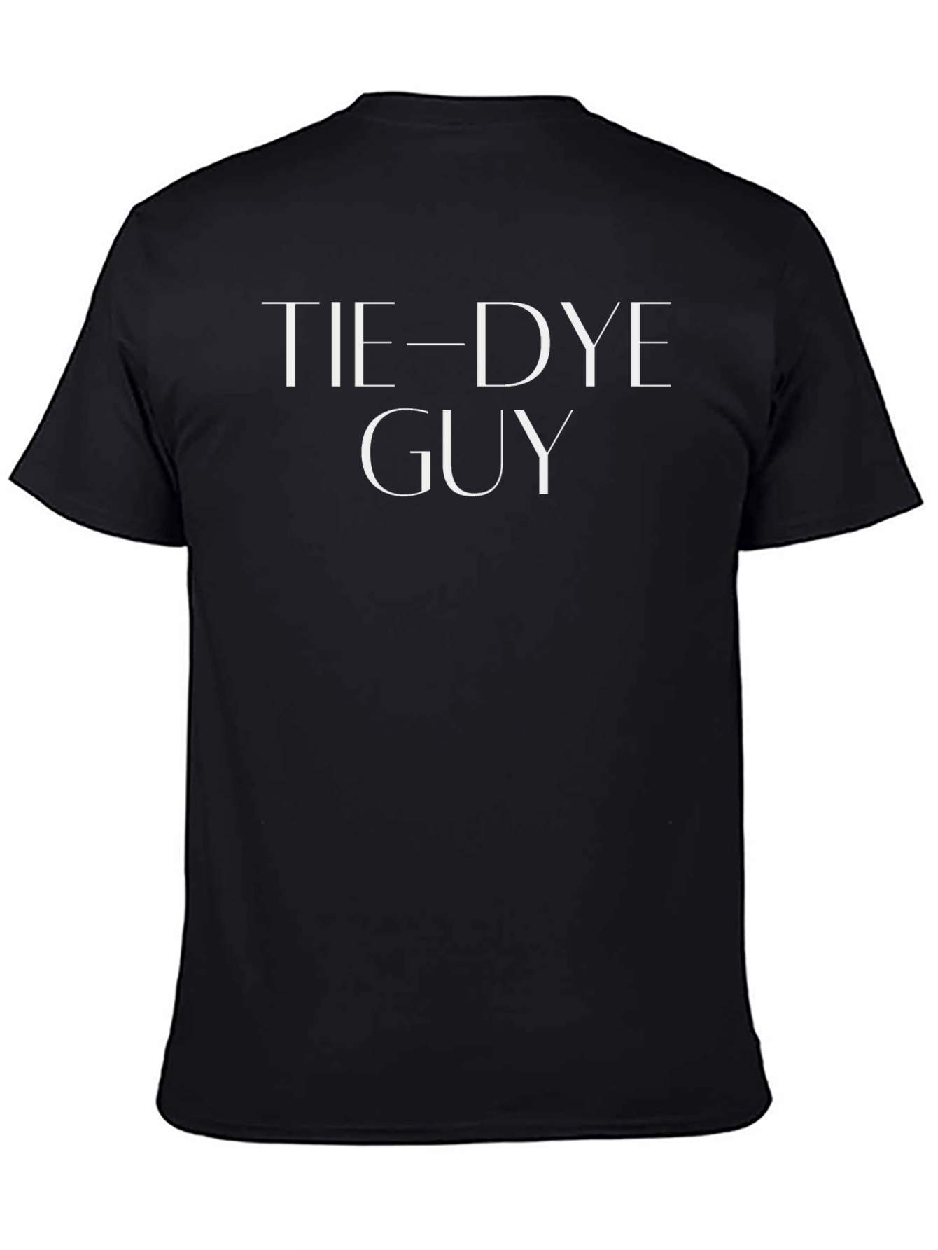 Tie-Dye Guy Black T-Shirt