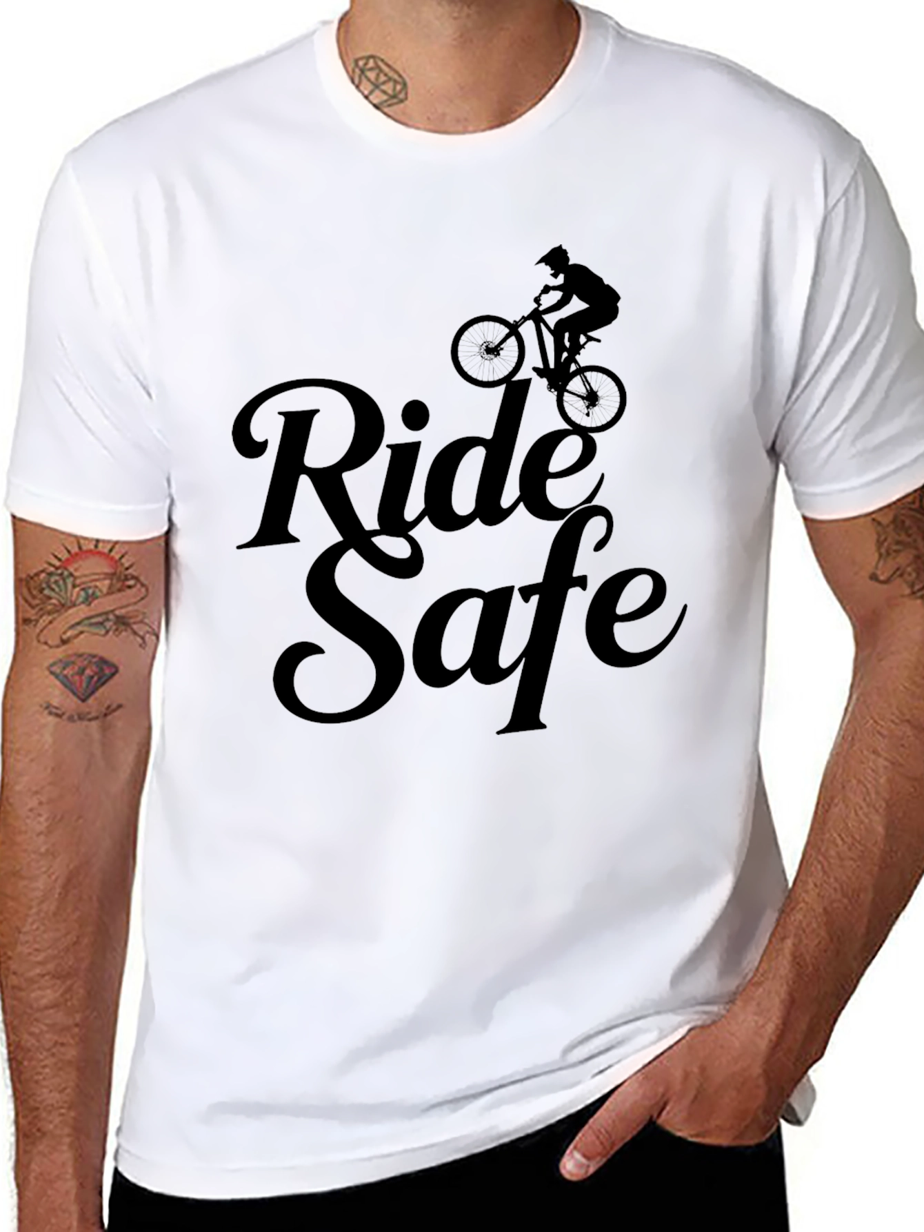 Ride Safe T-Shirt - Cycling Graphic Tee