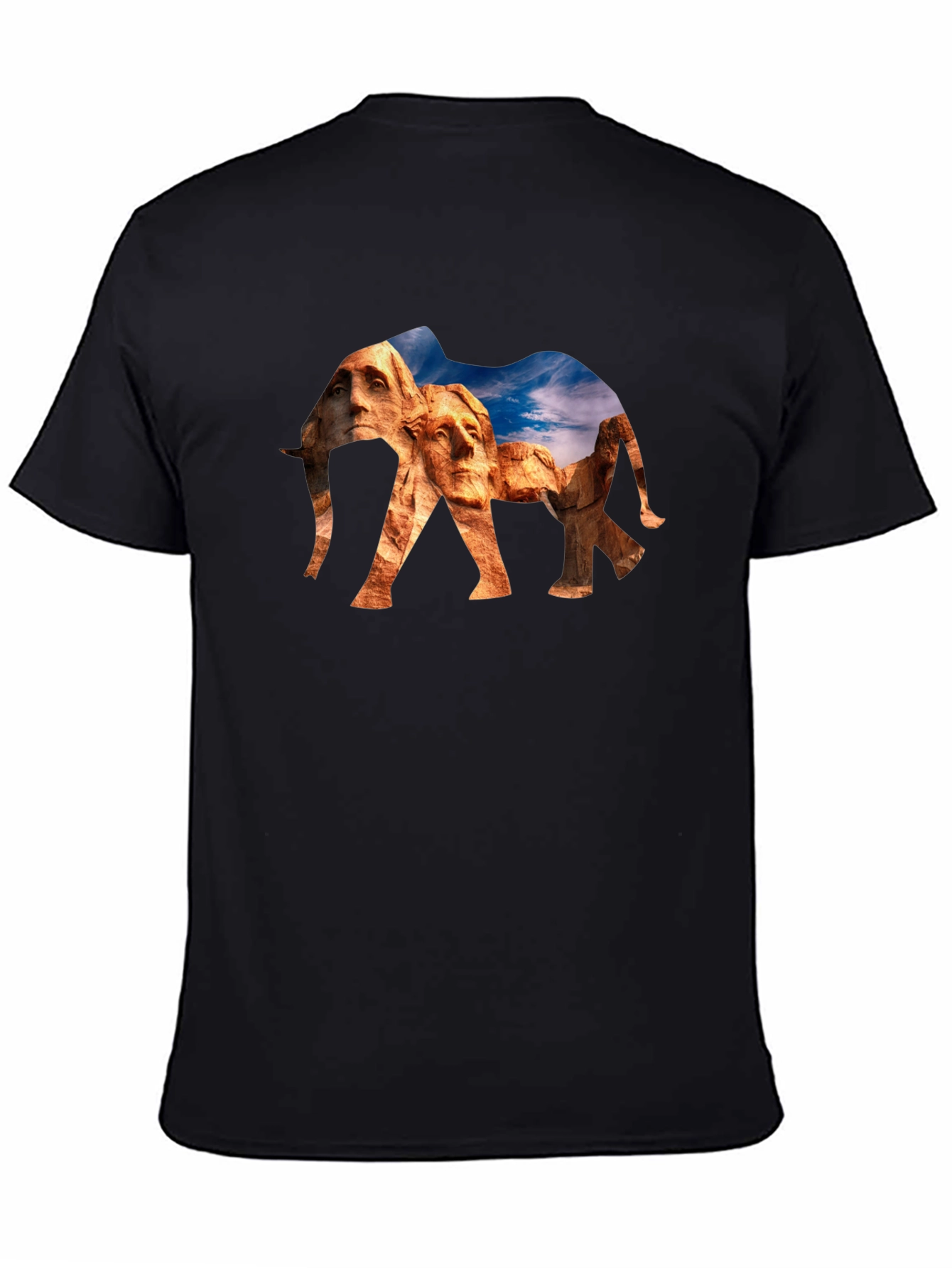 Mount Rushmore Elephant Graphic Tee