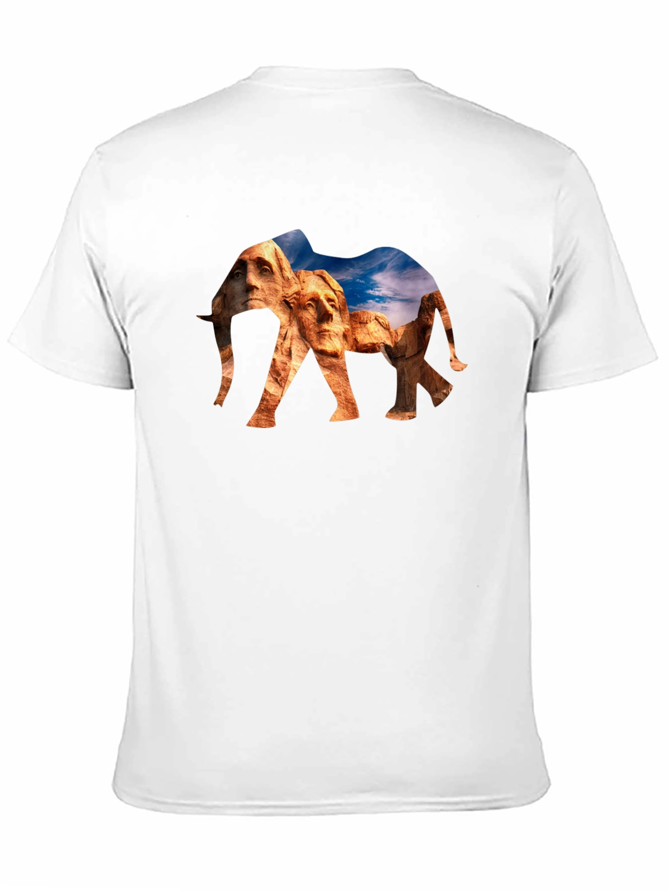 Mount Rushmore Elephant Graphic Tee