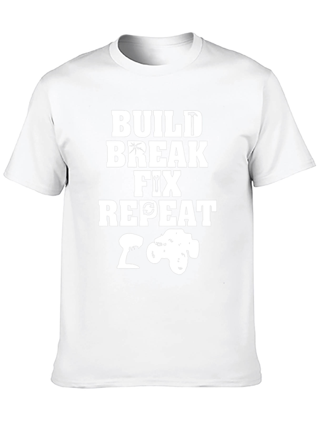 Build Break Fix Repeat RC Enthusiast T-Shirt