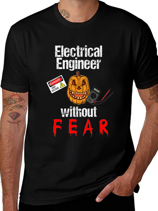 Electrical Engineer Halloween Fear T-Shirt