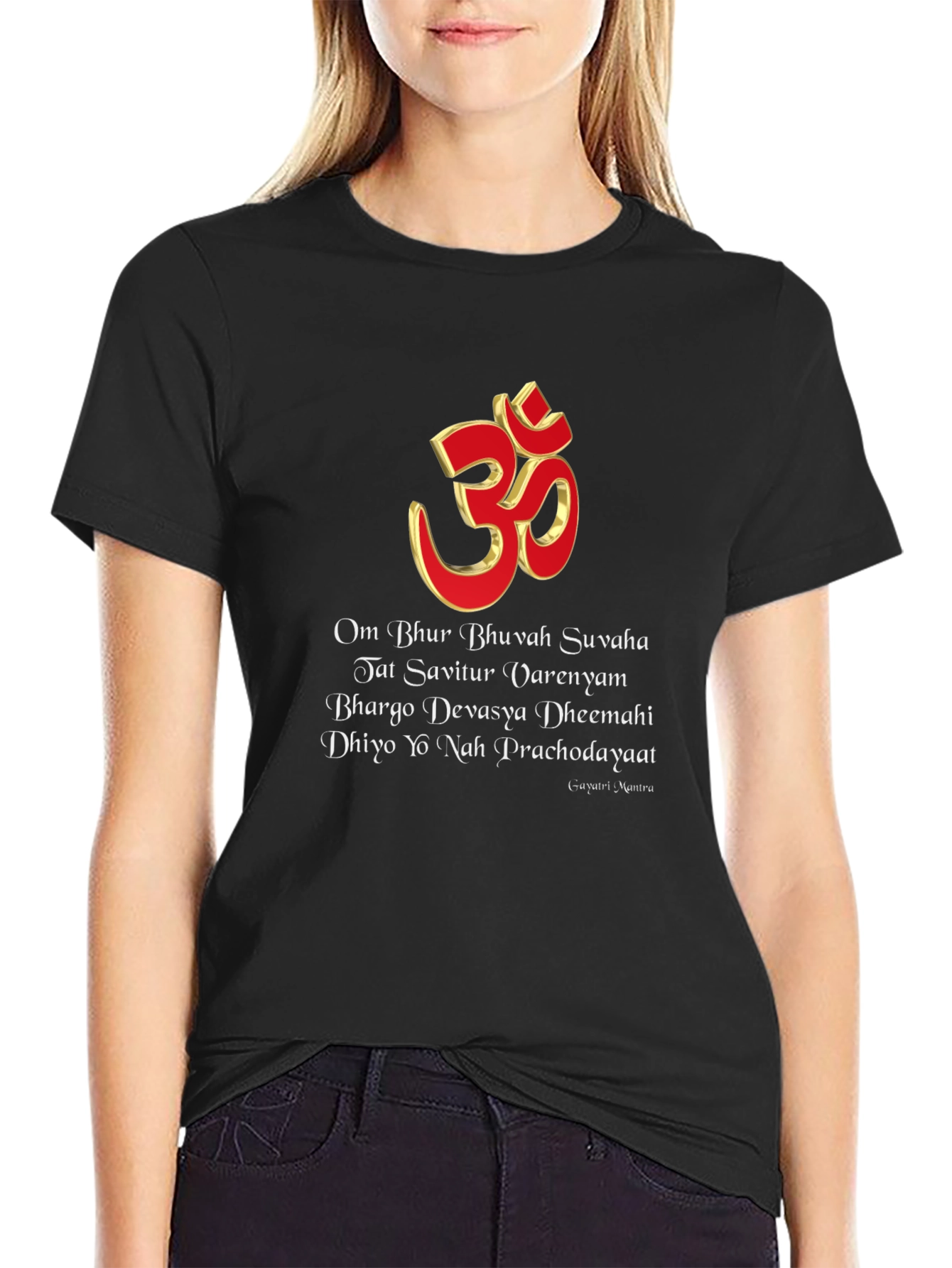 Om Mantra Graphic T-Shirt - Spiritual Design