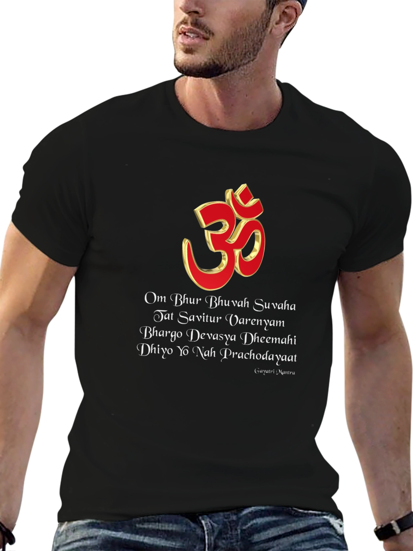 Om Mantra Graphic T-Shirt - Spiritual Design