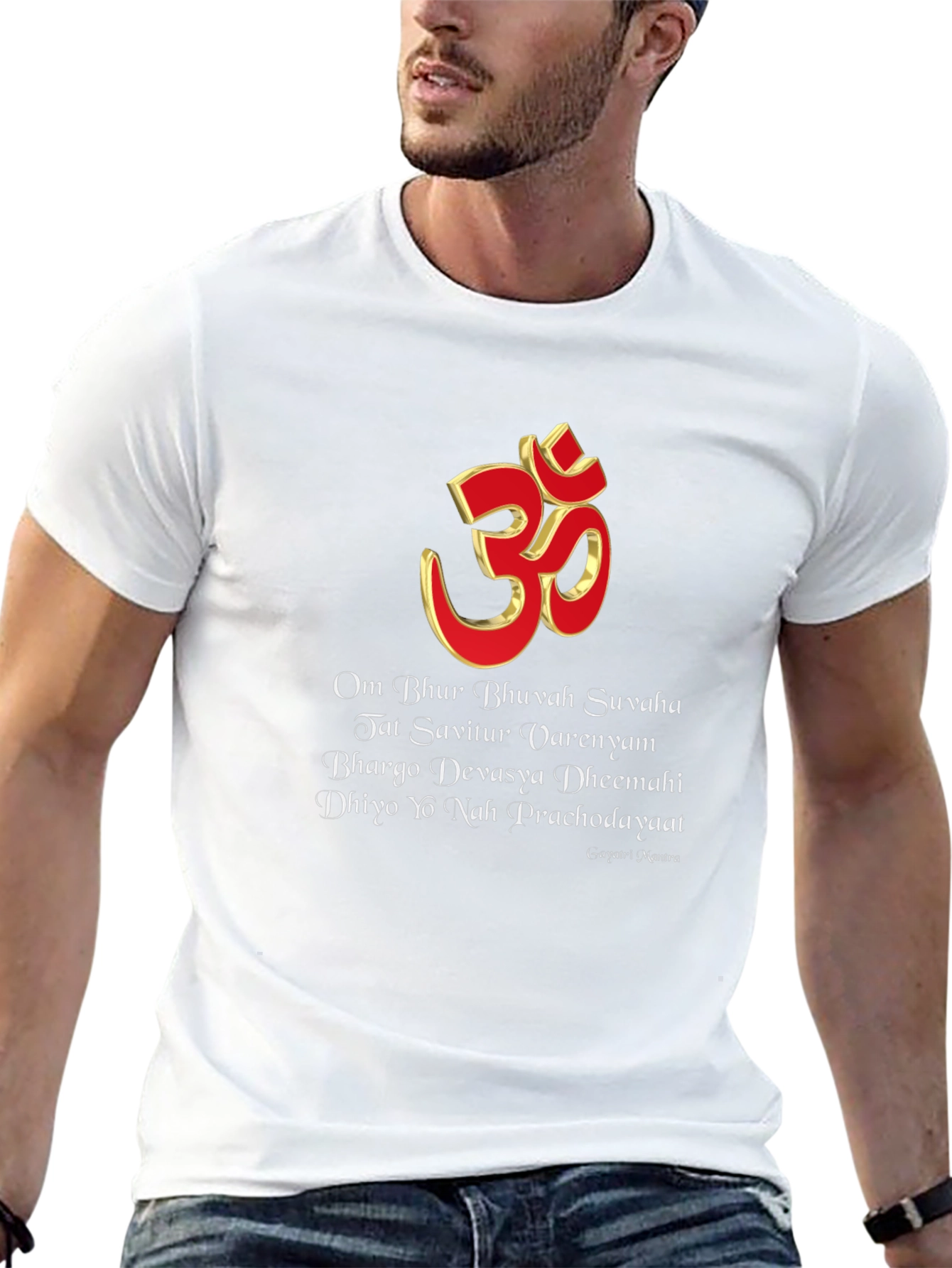 Om Mantra Graphic T-Shirt - Spiritual Design