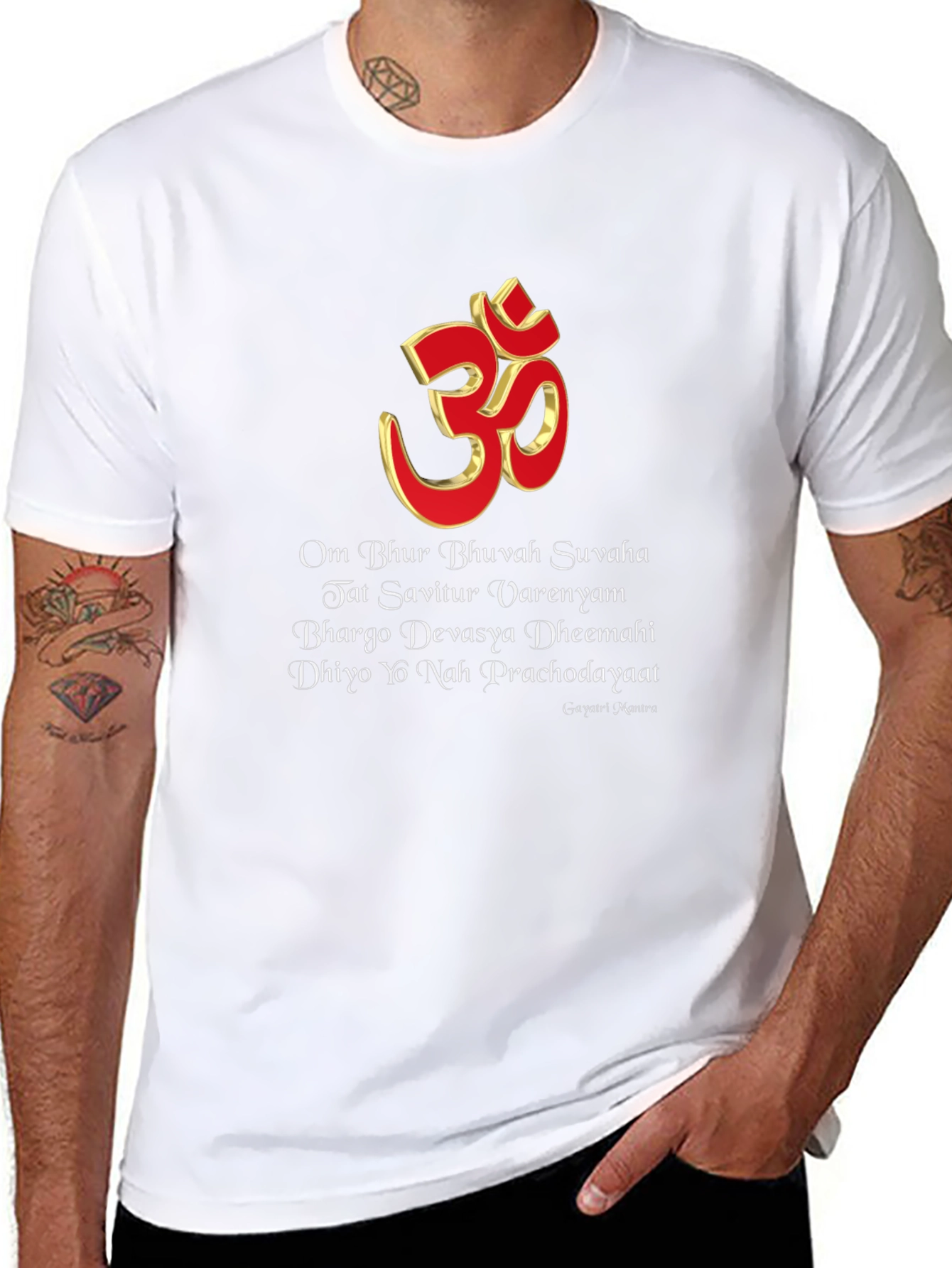 Om Mantra Graphic T-Shirt - Spiritual Design
