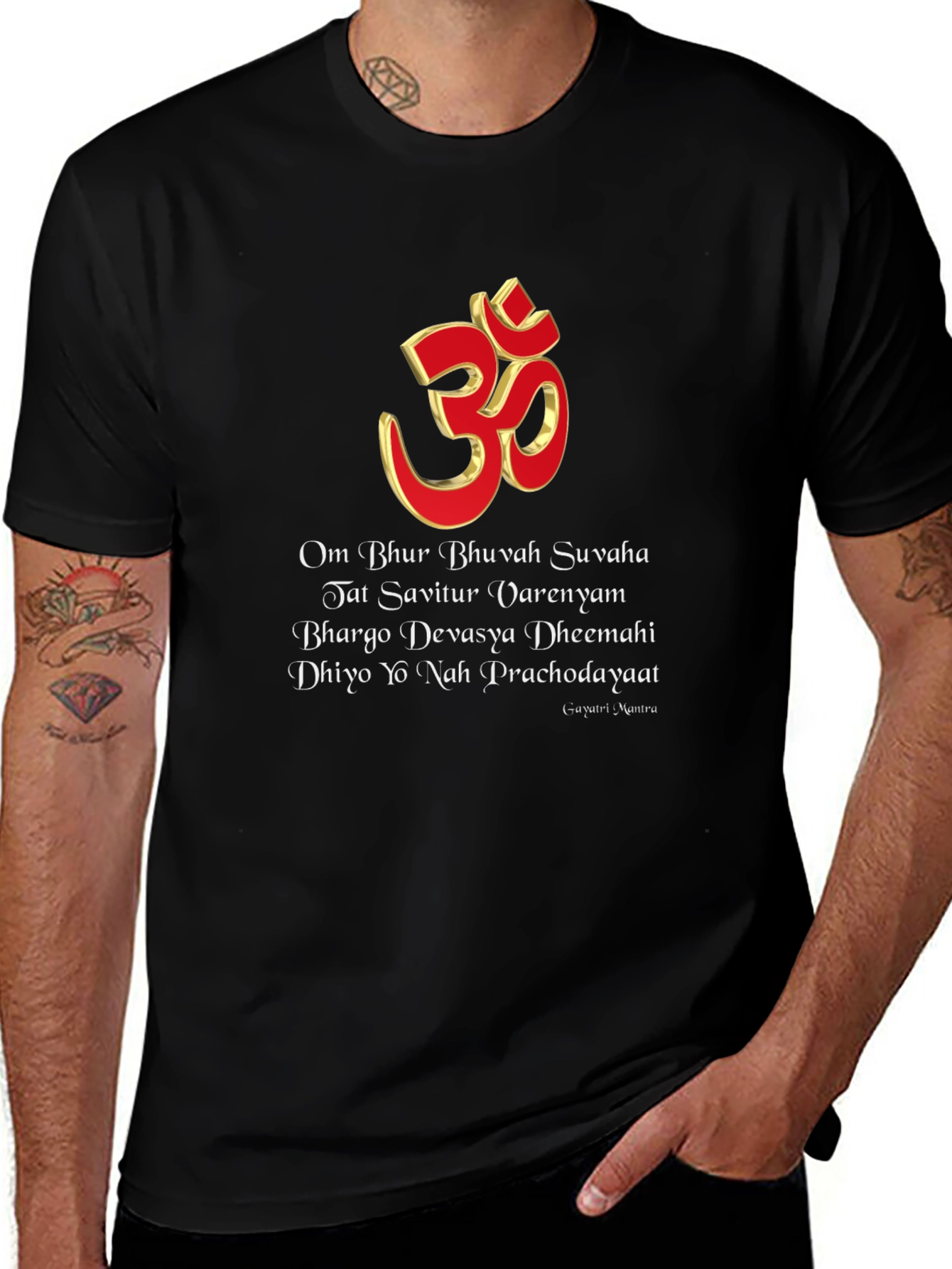 Om Mantra Graphic T-Shirt - Spiritual Design