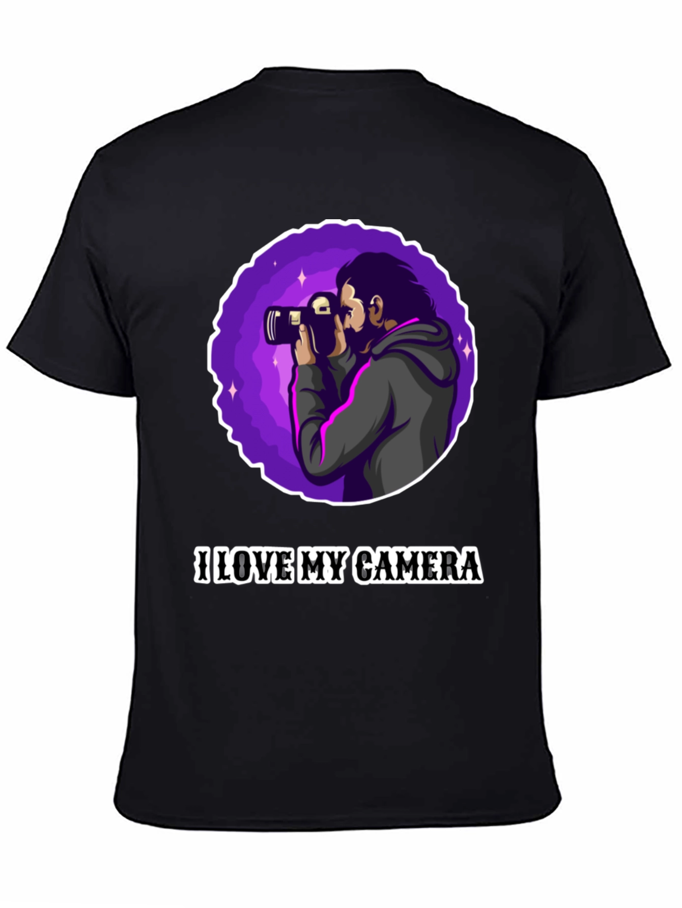 I Love My Camera Graphic T-Shirt