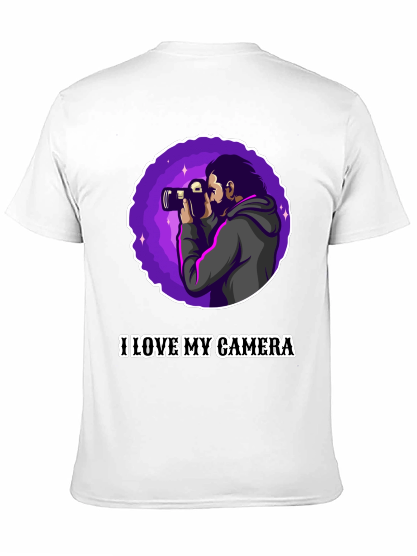 I Love My Camera Graphic T-Shirt