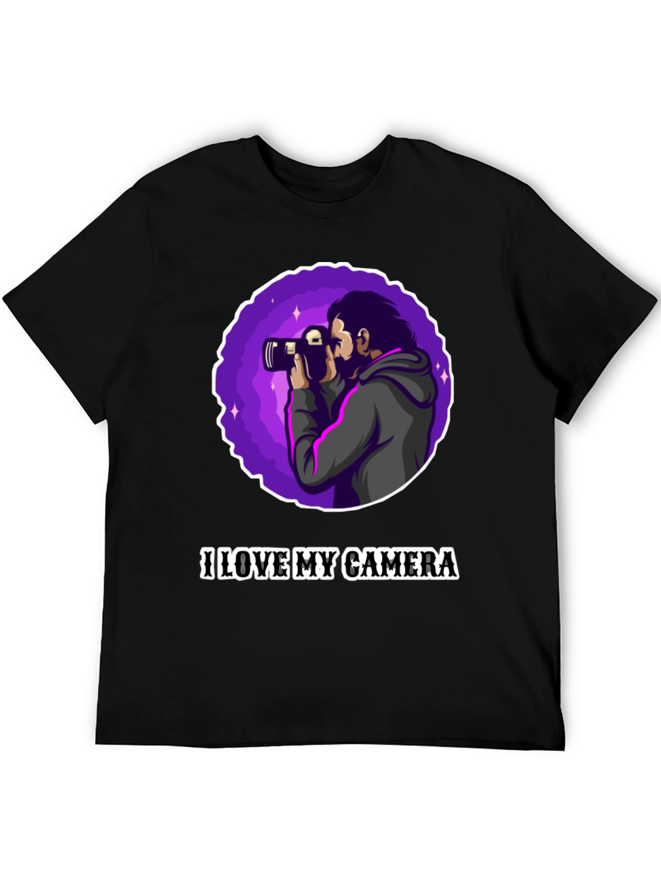 I Love My Camera Graphic T-Shirt