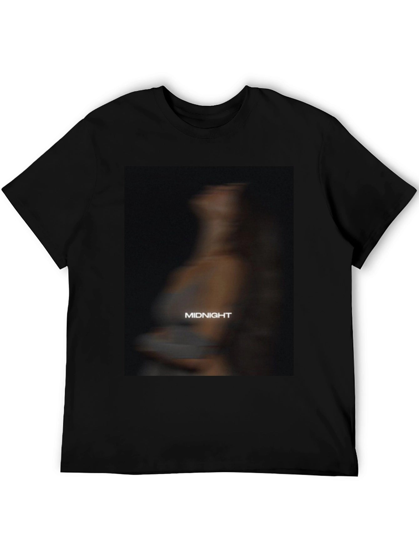 Midnight Graphic Print Black T-Shirt