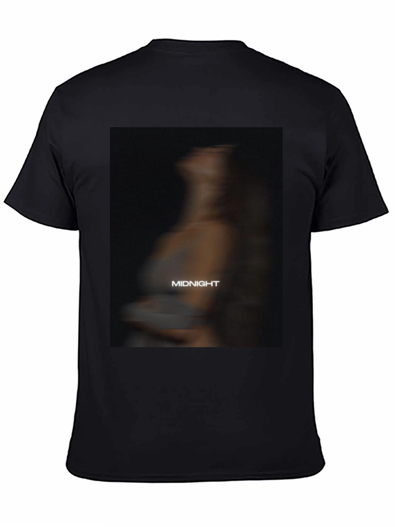 Midnight Graphic Print Black T-Shirt