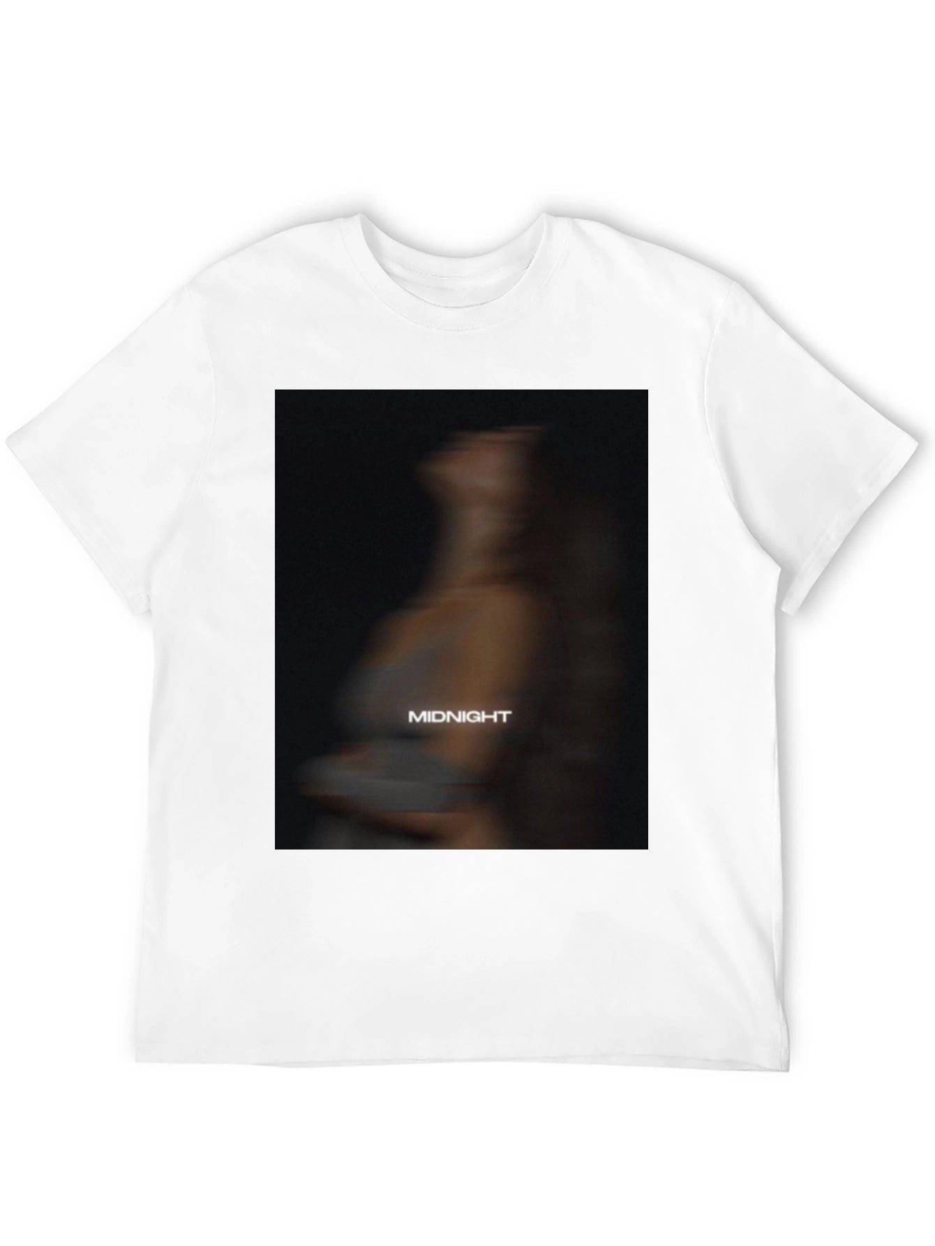 Midnight Graphic Print Black T-Shirt