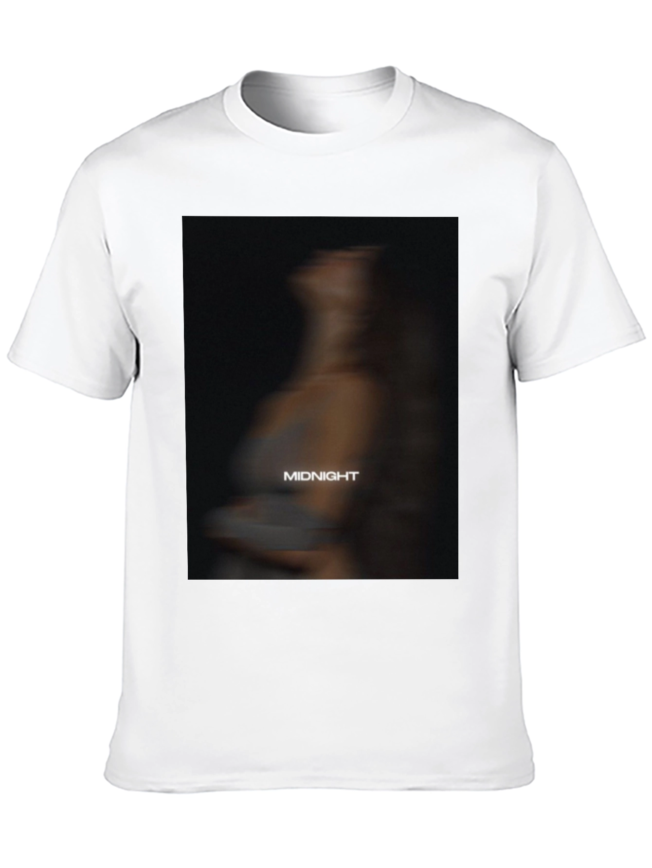 Midnight Graphic Print Black T-Shirt