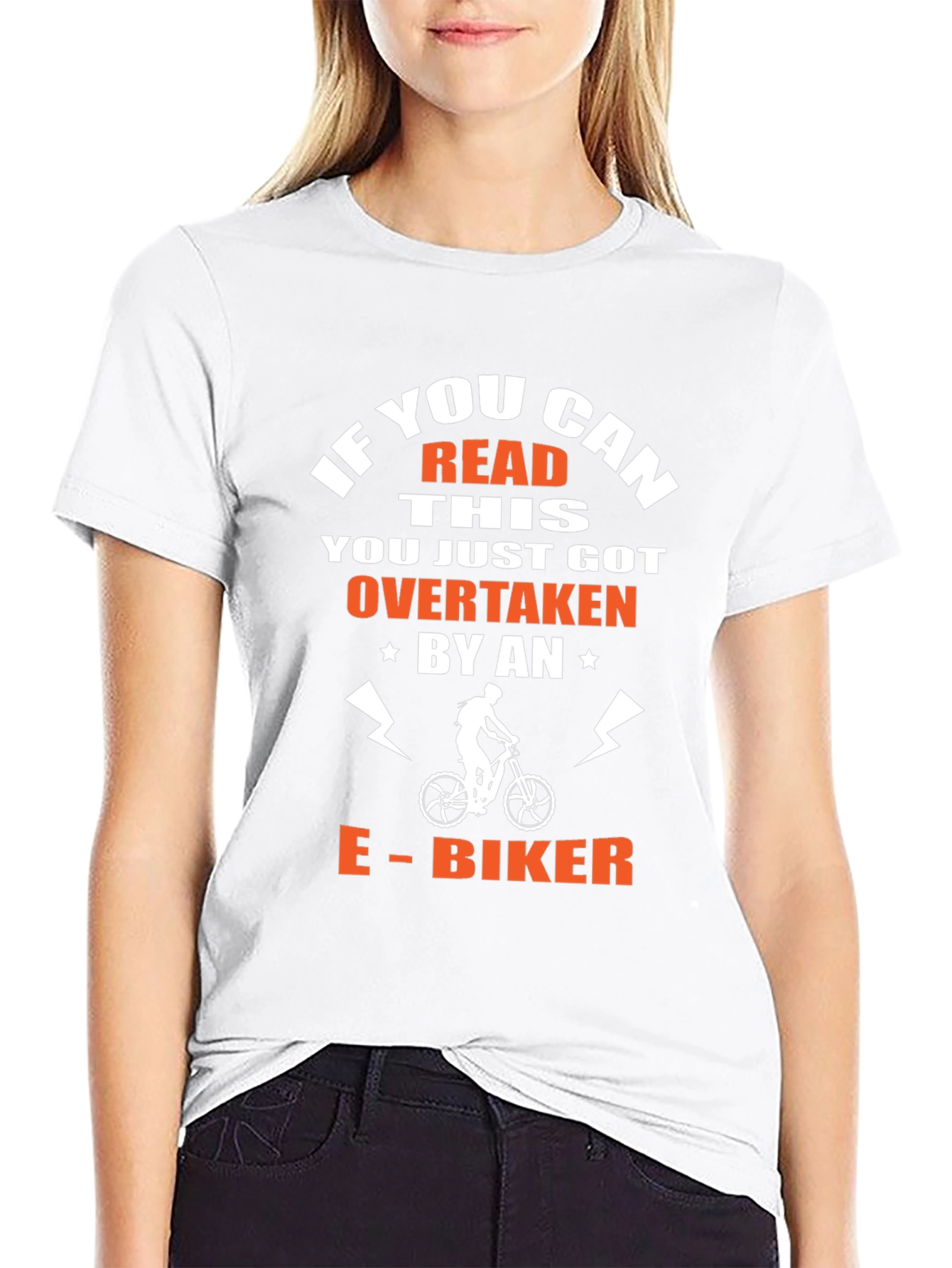 E-Biker Overtaken T-Shirt - Funny Cycling Tee