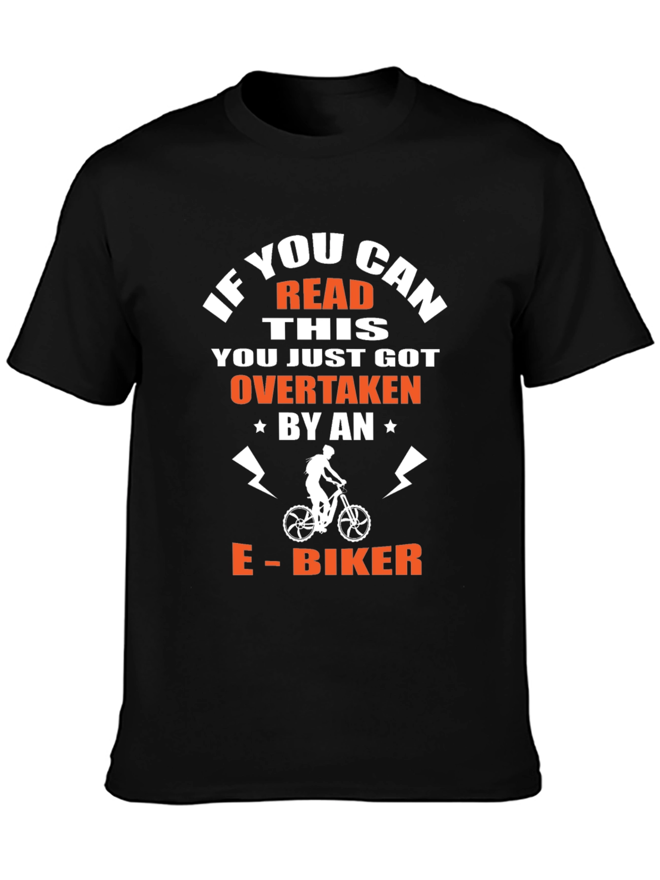 E-Biker Overtaken T-Shirt - Funny Cycling Tee