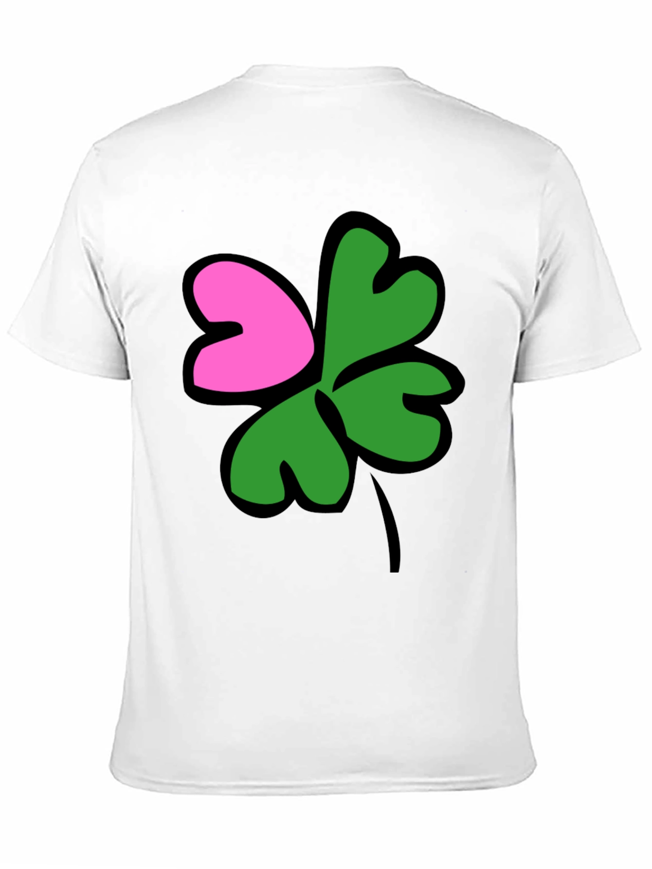 Lucky Clover Graphic Tee - Black