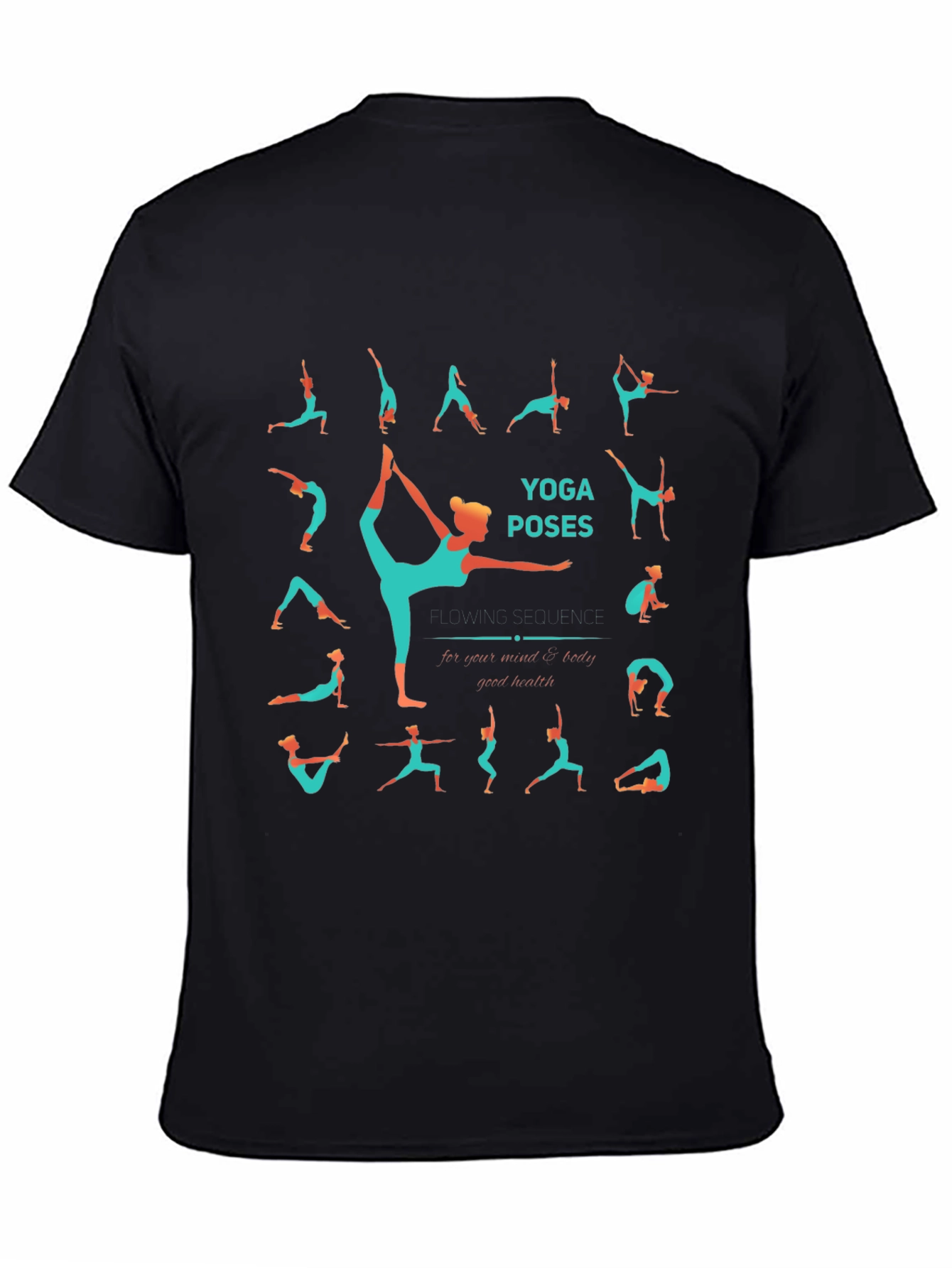 Yoga Poses T-Shirt - Zen Body & Health Tee