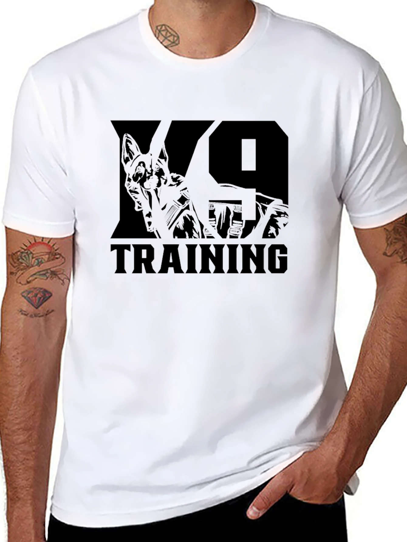 K9 Training Black Graphic Tee