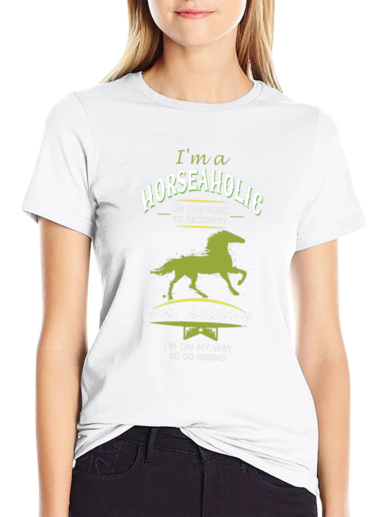 Horseaholic T-Shirt - Funny Equestrian Riding Tee