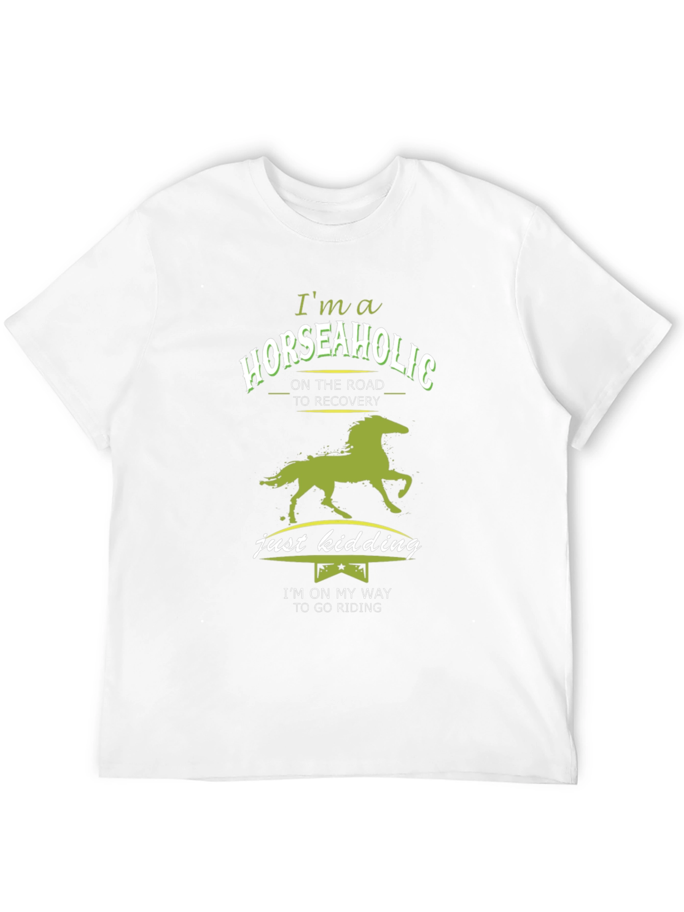 Horseaholic T-Shirt - Funny Equestrian Riding Tee