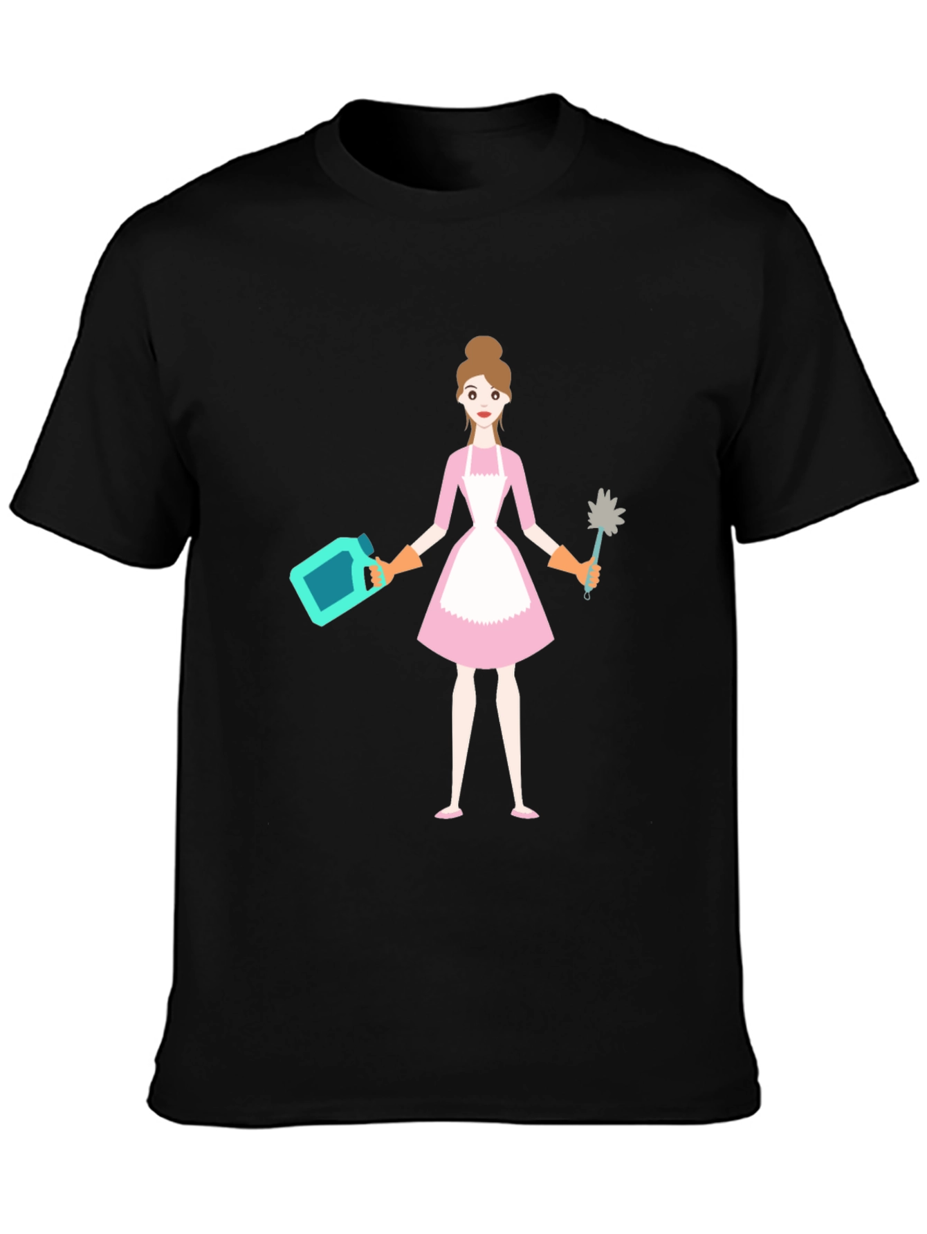 Maid Graphic Tee - Cleaning Crew T-Shirt