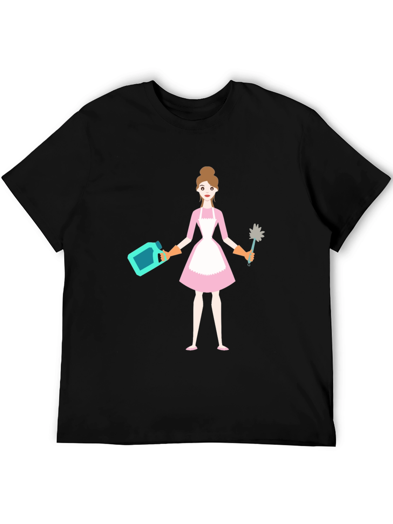 Maid Graphic Tee - Cleaning Crew T-Shirt