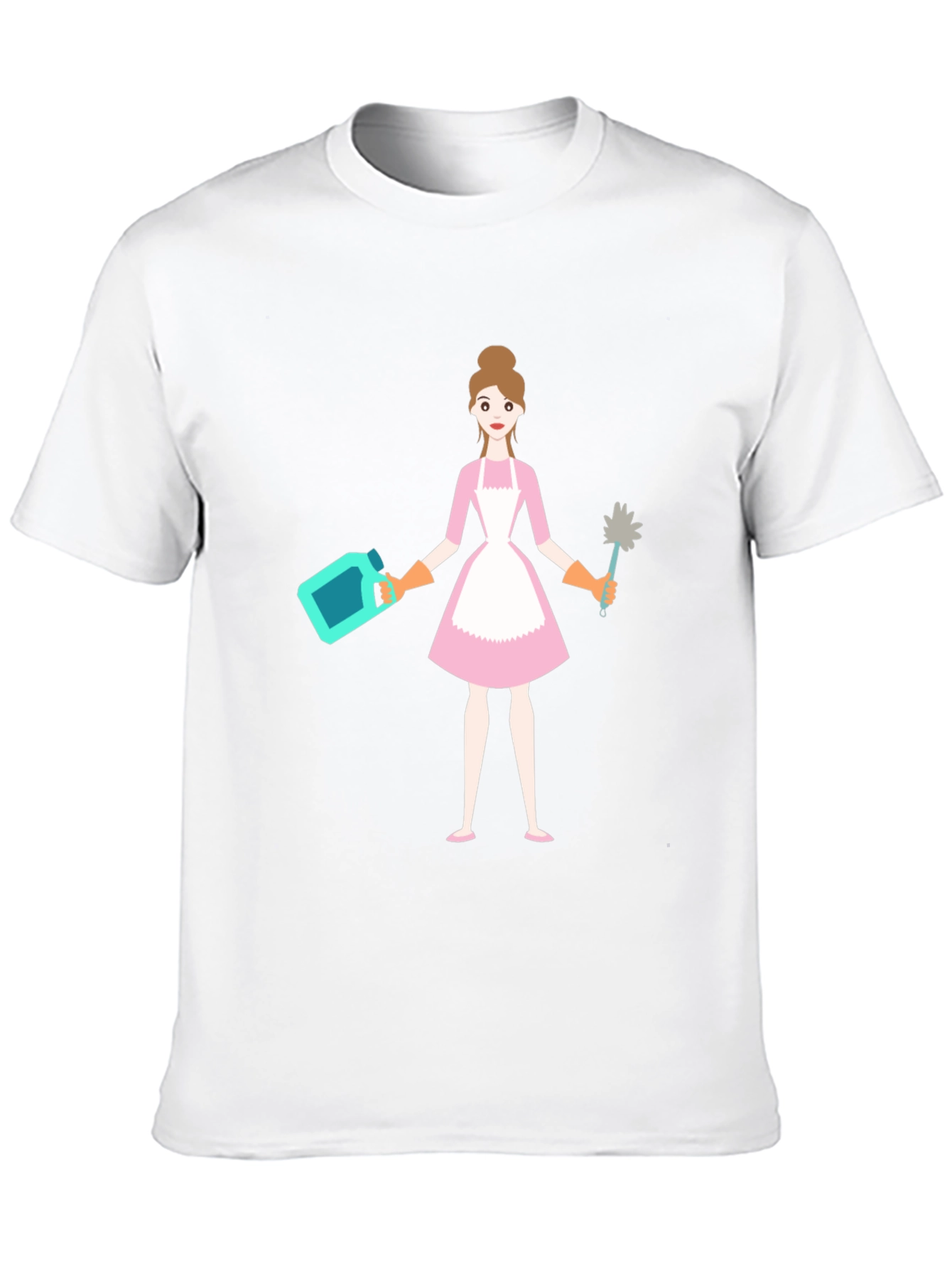 Maid Graphic Tee - Cleaning Crew T-Shirt