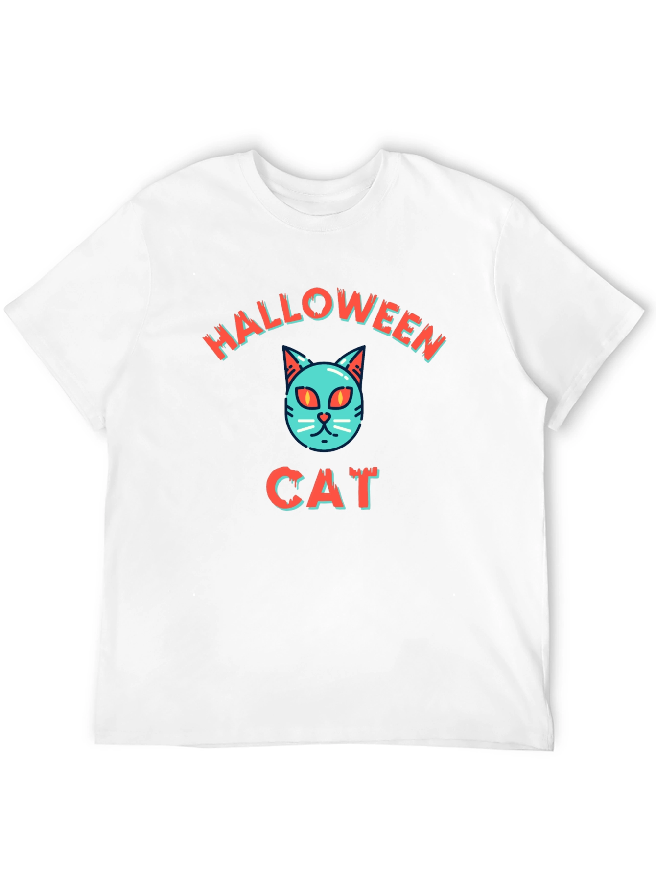 Halloween Cat T-Shirt - Spooky Season Style