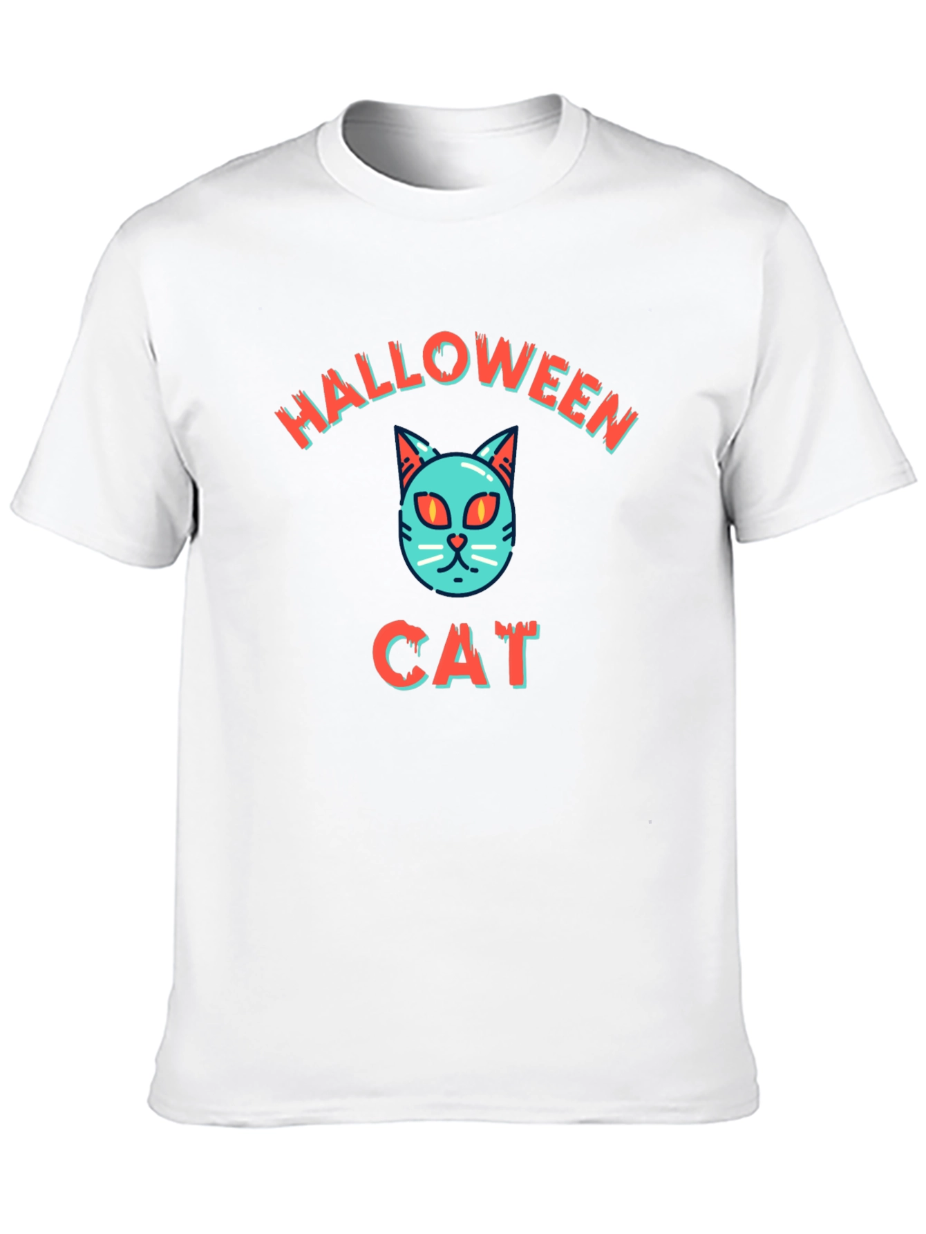 Halloween Cat T-Shirt - Spooky Season Style