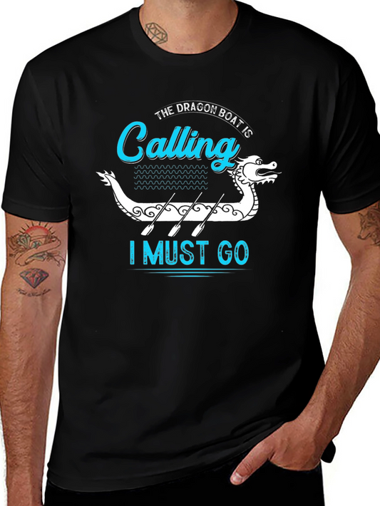 Dragon Boat Calling Mens T-Shirt