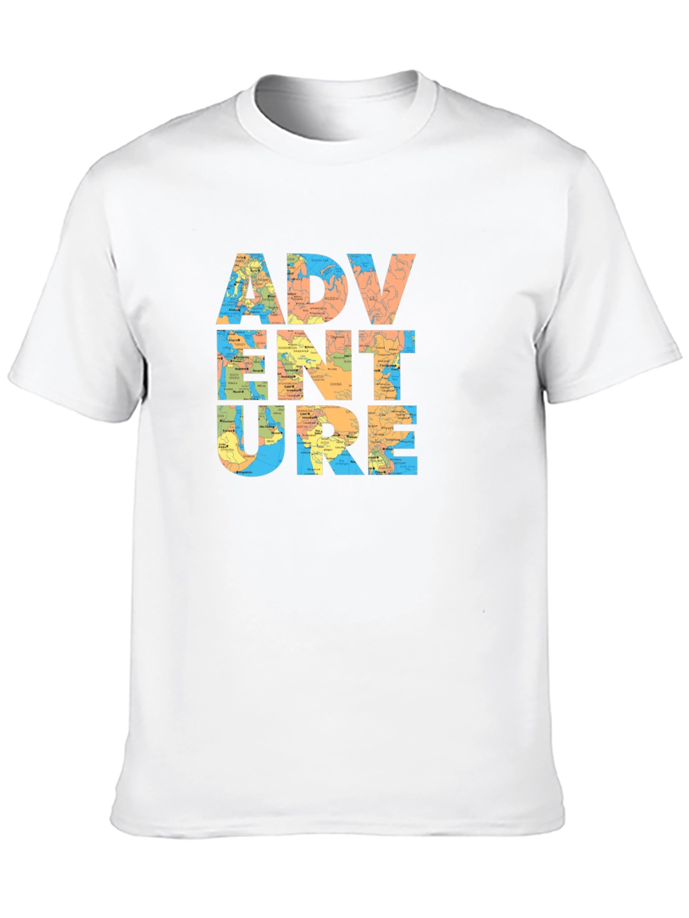 Adventure Awaits Black Graphic Tee