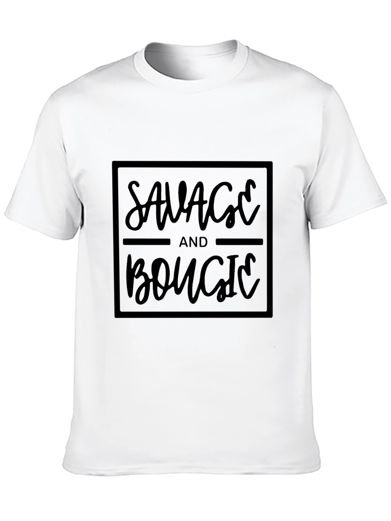 Savage & Bougie Black Graphic Tee