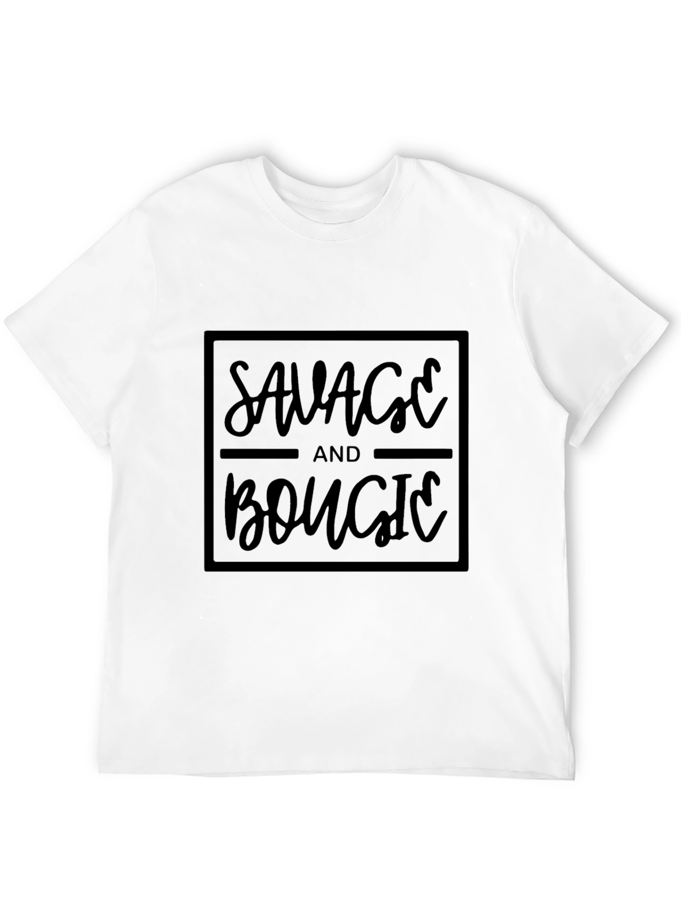 Savage & Bougie Black Graphic Tee